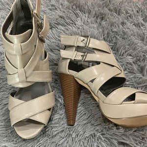 Taupe platforms, G by Guess, Size 6 1/2